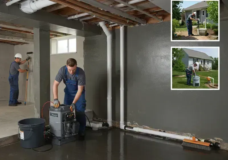 Basement Waterproofing and Flood Prevention process in West Town, IL